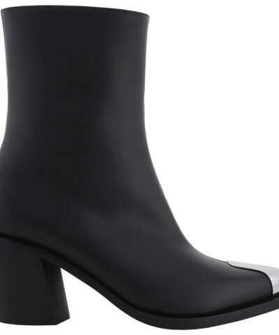 Alexander McQueen Punk Leather Ankle Boots