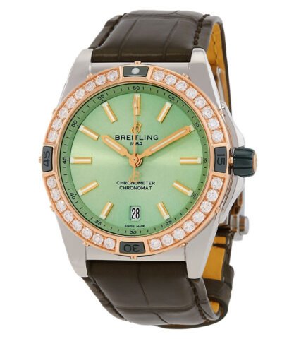 Breitling Chronomat Super Automatic 38mm Diamond Ladies Watch U17356531L1P1