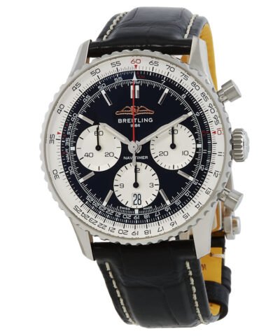 Breitling Navitimer B01 Chronograph Automatic Black Dial Men's Watch AB0139211B1P1