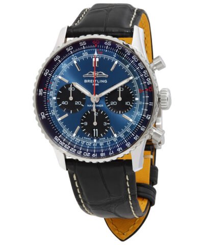 Breitling Navitimer B01 Chronograph Automatic Chronometer Blue Dial Men's Watch AB0139241C1P1