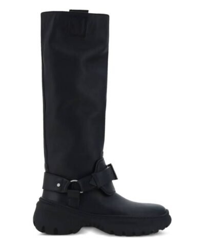 Burberry Leather Stomp High Boots