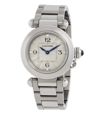 Cartier Pasha De Cartier Quartz Silver Dial Ladies Watch WSPA0021