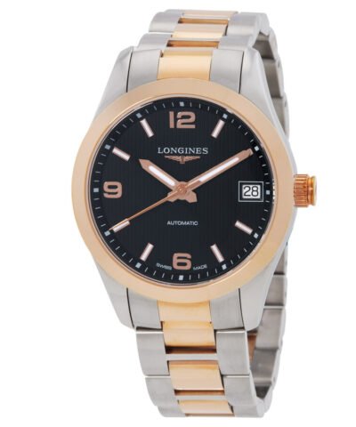 Longines Conquest Classic Automatic Black Dial Ladies Watch L2.385.5.56.7