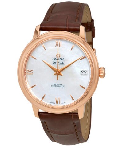 Omega De Ville Automatic Mother of Pearl Dial Ladies Watch 424.53.33.20.05.001