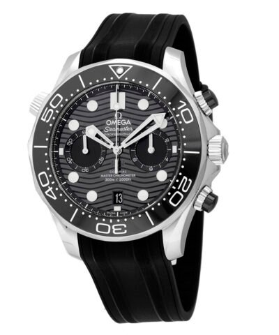 Omega Seamaster 300 Master Co-Axial Chronograph Automatic Chronometer Black Dial Men's Watch 210.32.44.51.01.001