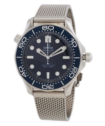 Omega Seamaster 300M James Bond 60th Anniversary Automatic Chronometer Blue Dial Men's Watch 210.30.42.20.03.002