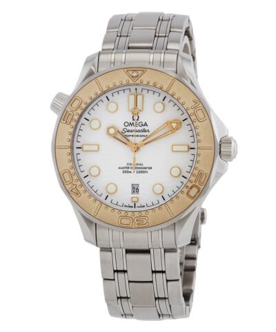 Omega Seamaster Paris 2024 Automatic Chronometer White Dial Men's Watch 522.21.42.20.04.001