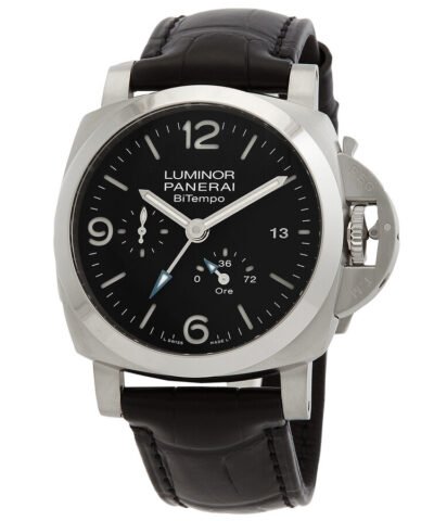 Panerai Luminor BiTempo Automatic Black Dial Men's Watch PAM01360