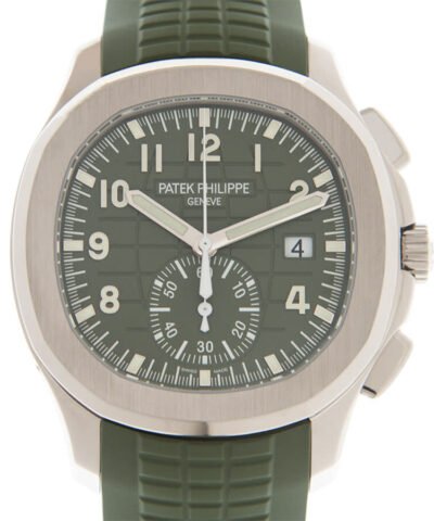 Patek Philippe Aquanaut Chronograph Automatic Green Dial Men's Watch 5968G-010