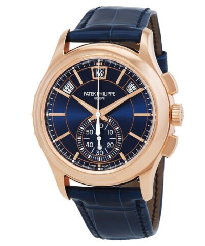 Patek Philippe Complications Chronograph Automatic Blue Dial Men's Watch 5905R-010