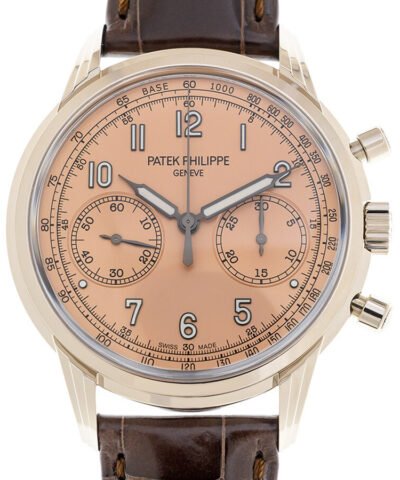 Patek Philippe Complications Salmon Opaline Dial Chronograph Hand Wind Men's Watch 5172G-010