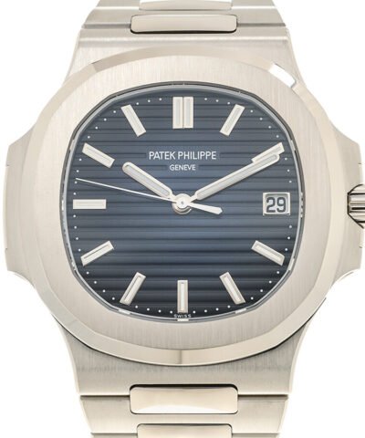 Patek Philippe Nautilus White Gold Automatic Blue Dial Men's Watch 5811/1G-001