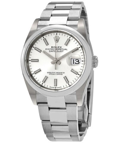 Rolex Datejust 36 Automatic Silver Dial Men's Oyster Watch 126200SSO