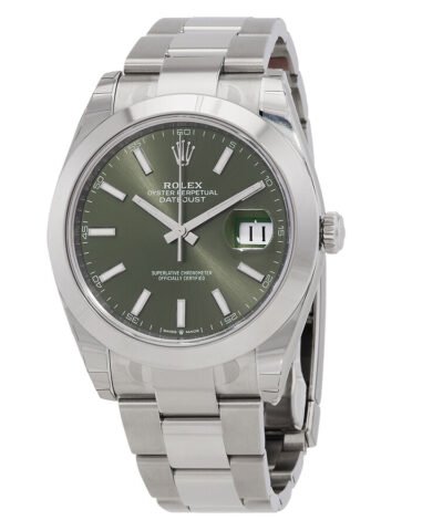Rolex Datejust 41 Mint Green Dial Automatic Men's Oyster Watch M126300-0019