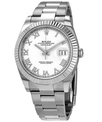 Rolex Datejust 41 White Dial Men's Watch 126334WRO