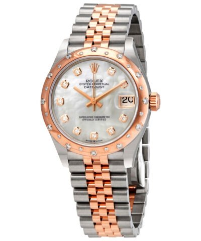 Rolex Datejust Automatic Chronometer Mother of Pearl Diamond Ladies Watch 278341MDJ