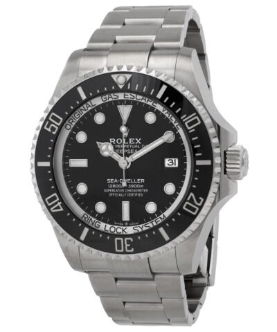 Rolex Deep Sea Automatic Black Dial Men's Watch 136660BKSO