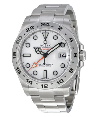 Rolex Explorer II White Dial Stainless Steel Oyster Bracelet Automatic Men's Watch 216570WSO