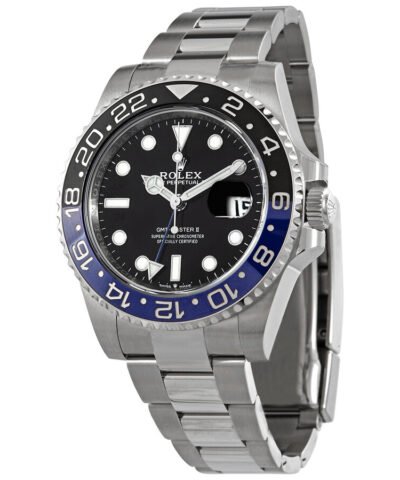 Rolex GMT-Master II Automatic Black Dial Batman Bezel Men's Watch 126710BKBLSO