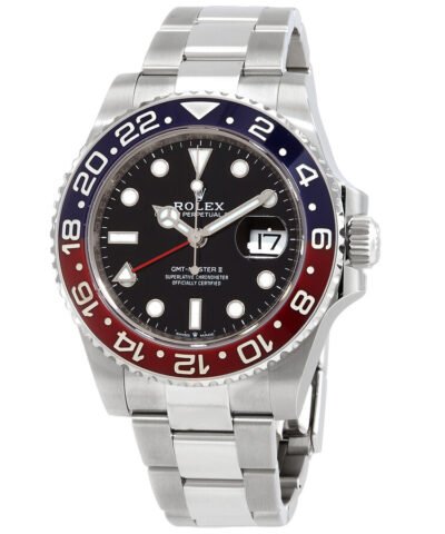 Rolex GMT-Master II "Pepsi" Automatic Black Dial Men's Watch 126710BKSO