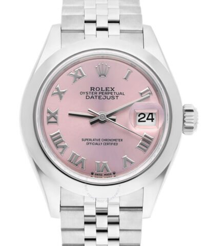 Rolex Lady Datejust Automatic Pink Dial Ladies Jubilee Watch 279160PRJ