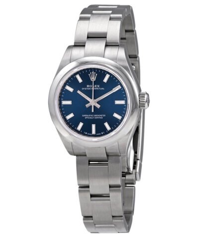 Rolex Oyster Perpetual 28 Automatic Chronometer Blue Dial Ladies Watch 276200BLSO