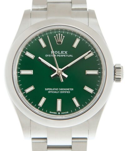 Rolex Oyster Perpetual 31 Automatic Green Dial Ladies Watch 277200GNSO