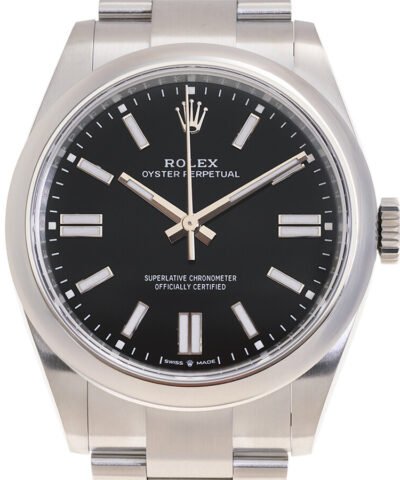 Rolex Oyster Perpetual Automatic Chronometer Black Dial Men's Watch M134300-0008