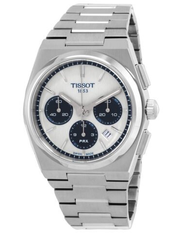 Tissot PRX Chronograph Automatic White Dial Men's Watch T1374271101101