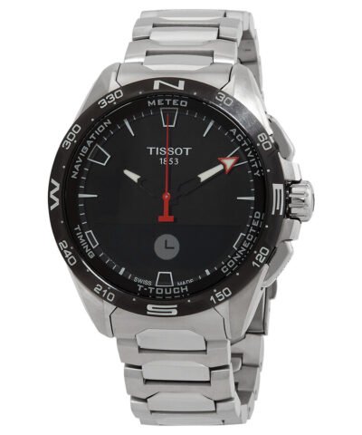 Tissot T-Touch Perpetual Alarm Chronograph Quartz Analog-Digital Black Dial Men's Watch T121.420.44.051.00