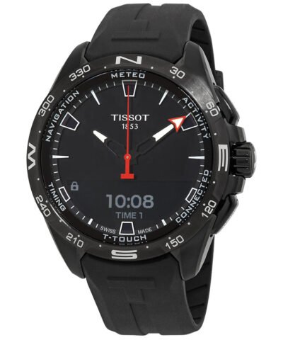Tissot T-Touch Perpetual Alarm Chronograph Quartz Analog-Digital Black Dial Men's Watch T121.420.47.051.03