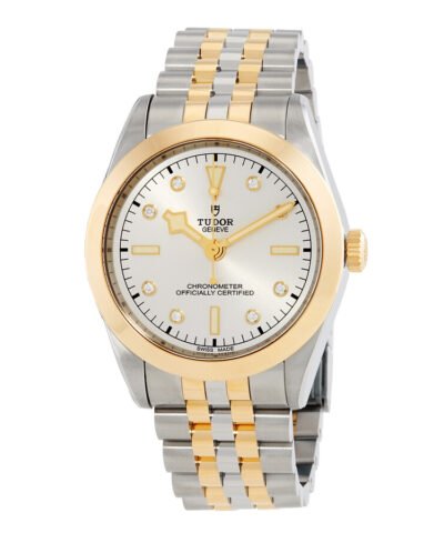 Tudor Black Bay 39 Automatic Chronometer Diamond Silver Dial Men's Watch M79663-0007